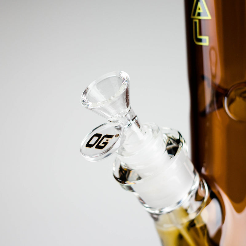 O OG Original | 14" Full Colour Straight Tube Glass Water Bong [OG 691]