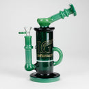 Legendary™ | 10" Inner Recycler Rig [LG 321] Glass Bong Smoking Cat Distribution Jade Green