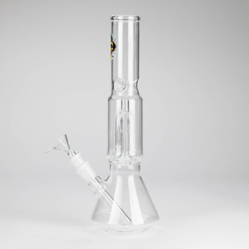 O 12" Beaker glass water bong with Perc [GP1968]