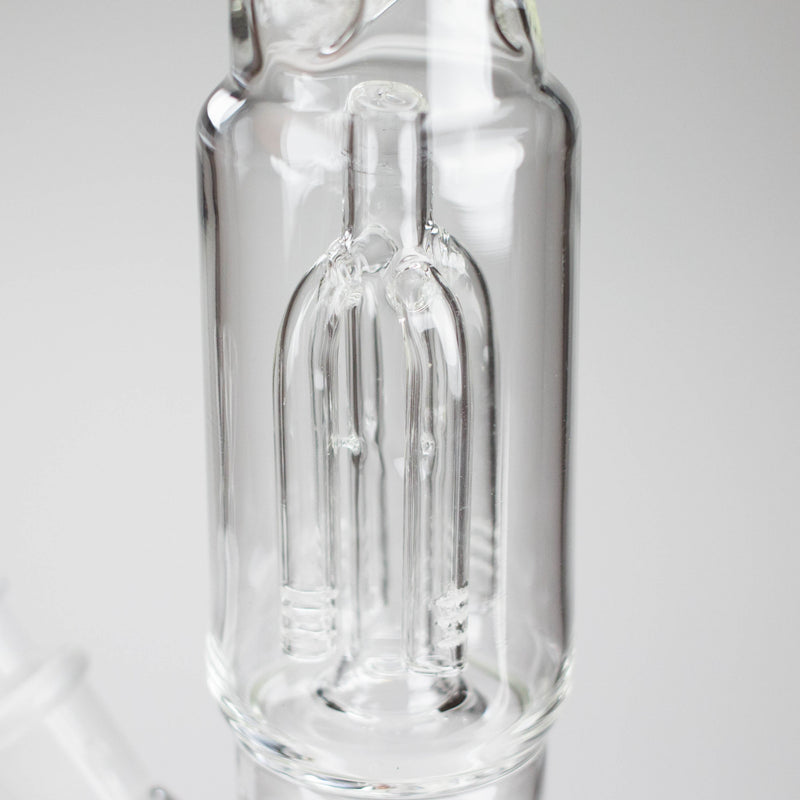 O 12" Beaker glass water bong with Perc [GP1968]