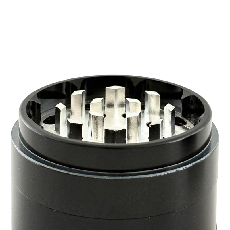 4-Part Aluminum Grinder – 55mm - 12CT Display Pack Super Supplys Inc