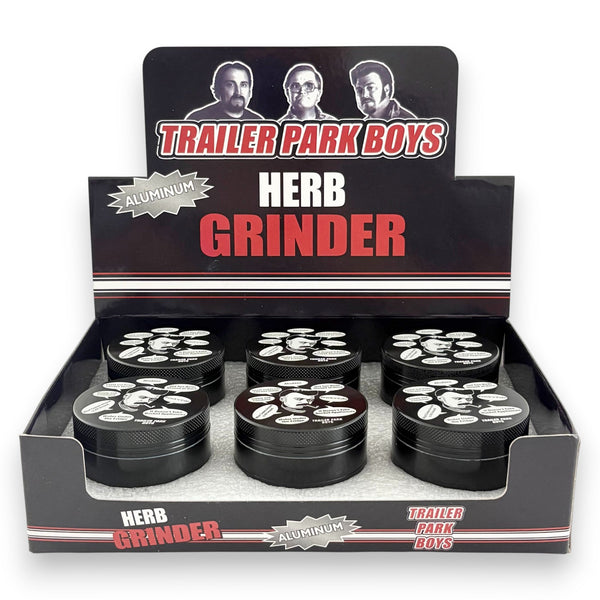 4-Part Aluminum Grinder – 55mm - 12CT Display Pack Super Supplys Inc