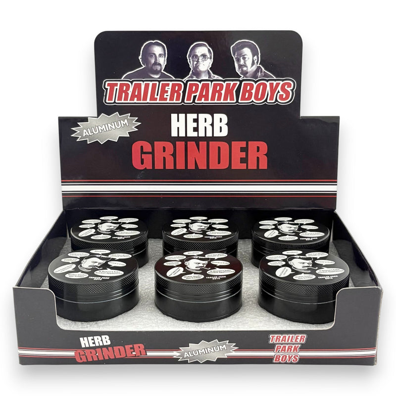 4-Part Aluminum Grinder – 55mm - 12CT Display Pack Super Supplys Inc