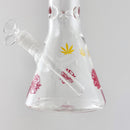 12" Toronto-Themed Beaker Bongs – 4mm Thick Glass Glass Bong Super Supplys Inc