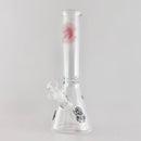 12" Toronto-Themed Beaker Bongs – 4mm Thick Glass Glass Bong Super Supplys Inc Red & Black
