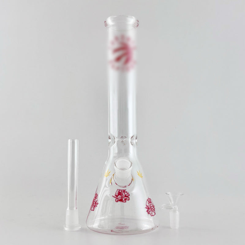12" Toronto-Themed Beaker Bongs – 4mm Thick Glass Glass Bong Super Supplys Inc