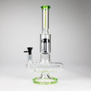 Legendary™ | 13" Inline with Tree Perc Bong [LG 268] Glass Bong Smoking Cat Distribution Green