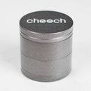 Cheech | 50mm 4-Piece Non-Sticky Grinder with Gift Pouch [GR-8] Regular Grinder Smoking Cat Distribution Silver
