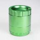 Cheech | 63mm 4-Piece CNC Aluminum Grinder with Removable Screen [GR-7] Regular Grinder Smoking Cat Distribution Green