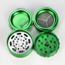 Cheech | 63mm 4-Piece CNC Aluminum Grinder with Removable Screen [GR-7] Regular Grinder Smoking Cat Distribution
