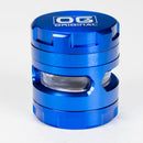OG Original | 56mm 4-Piece See-Through Grinder [OG-GR] Regular Grinder Smoking Cat Distribution Blue