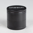 Cheech | 50mm 4-Piece Non-Sticky Grinder with Gift Pouch [GR-8] Regular Grinder Smoking Cat Distribution Black