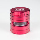 OG Original | 56mm 4-Piece See-Through Grinder [OG-GR] Regular Grinder Smoking Cat Distribution Red