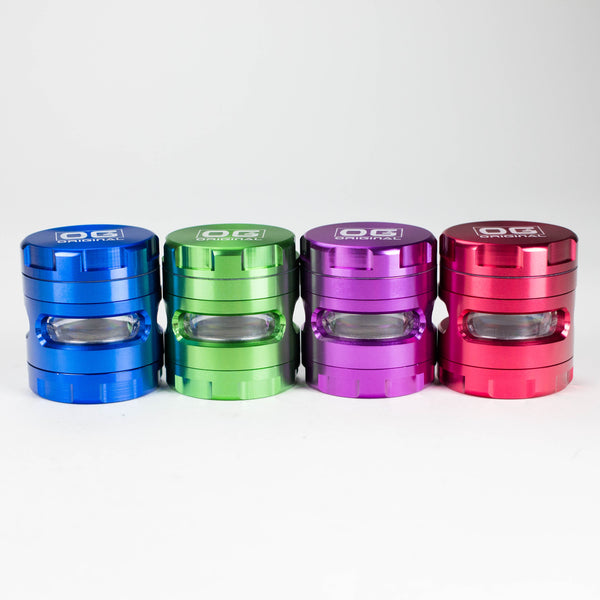 OG Original | 56mm 4-Piece See-Through Grinder [OG-GR] Regular Grinder Smoking Cat Distribution
