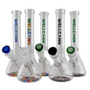Wellcann | 10" 5mm Beaker Accent Glass Bong Glass Bong Super Supplys Inc