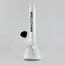 Wellcann | 10" 5mm Beaker Accent Glass Bong Glass Bong Super Supplys Inc Black
