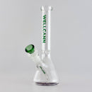 Wellcann | 10" 5mm Beaker Accent Glass Bong Glass Bong Super Supplys Inc G-Black
