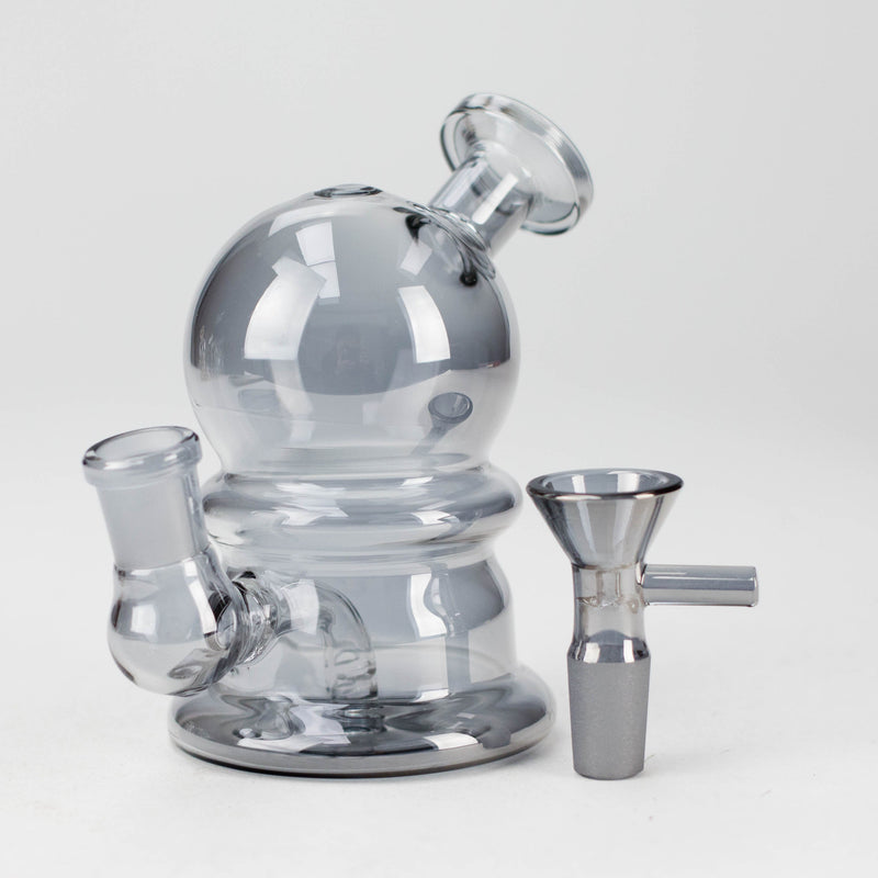 5" Solid Color Electroplate Glass Bong Glass Bong 777 Smoke