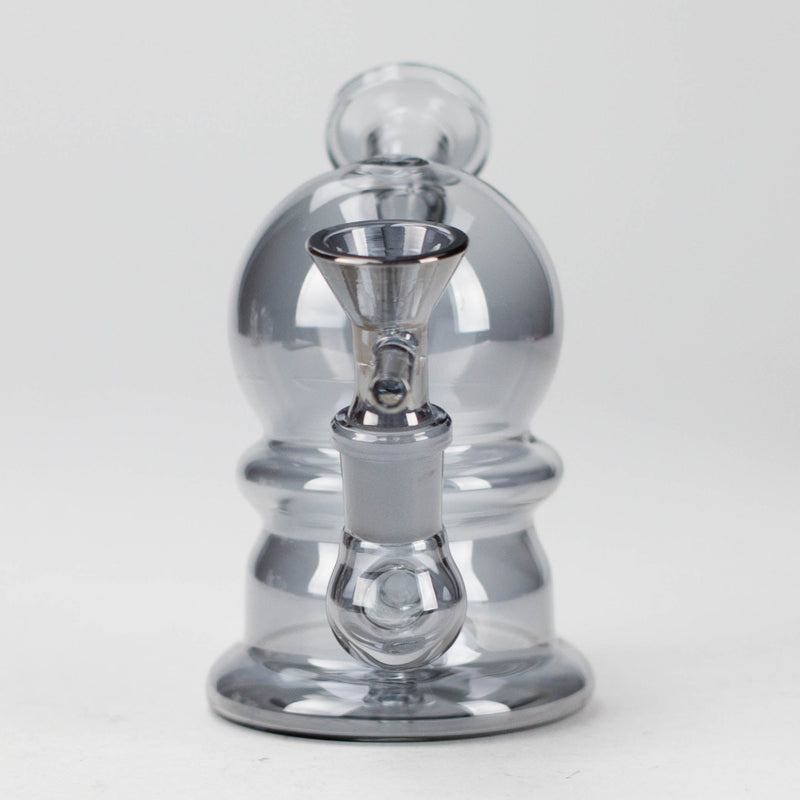 5" Solid Color Electroplate Glass Bong Glass Bong 777 Smoke