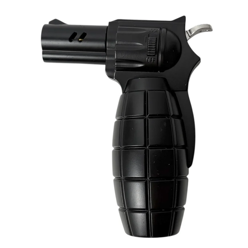 4.5" Grenade Torch Lighter-Assorted Colours Super Supplys Inc Black