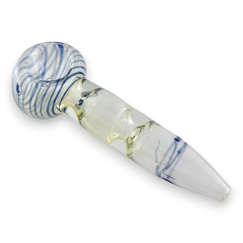 4" Glass Hand Pipe Super Supplys Inc Blue