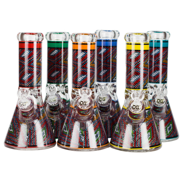 O OG Original | 9″ 9 mm Mosaic Pattern Water Pipe (OG701)