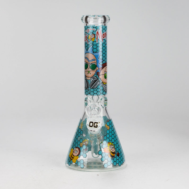 O OG Original | 10″ Funky Decal Bongs (OG702) – Assorted