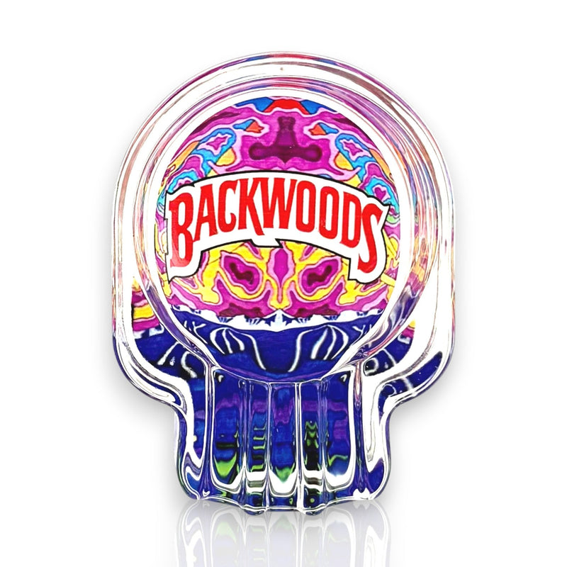 Crystal Skull Glass Ashtray – 6-Piece Display Glass Ashtray Super Supplys Inc