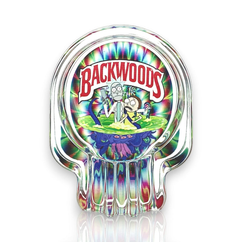 Crystal Skull Glass Ashtray – 6-Piece Display Glass Ashtray Super Supplys Inc