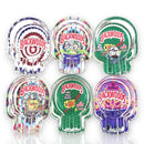 Crystal Skull Glass Ashtray – 6-Piece Display Glass Ashtray Super Supplys Inc