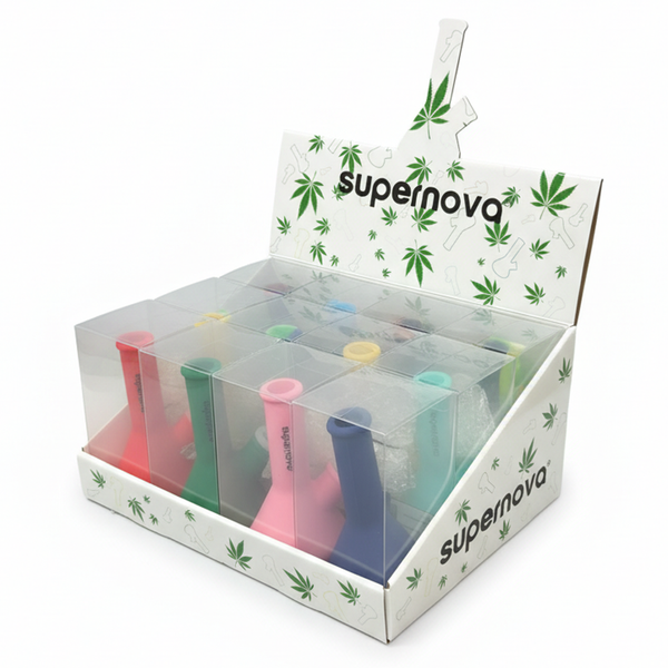 Supernova | 5" Silicone Bong Variety Pack – 12pc Resin · Silicone · Plastic Bong Bestfive Enterprise Ltd.