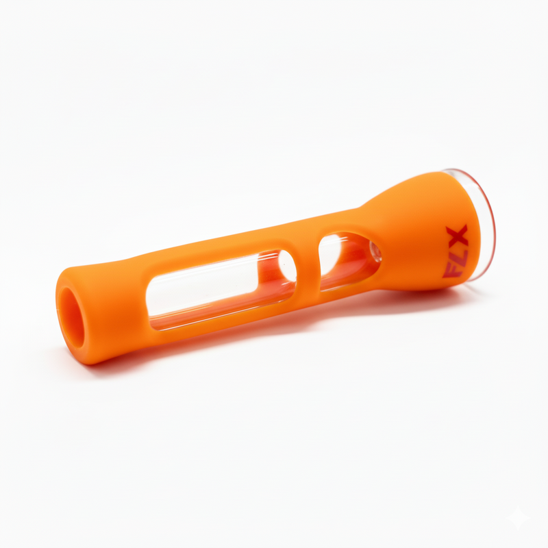 FLX | P4 – 4" Silicone Polarity Pipe Silicone Pipe Bestfive Enterprise Ltd. Orange