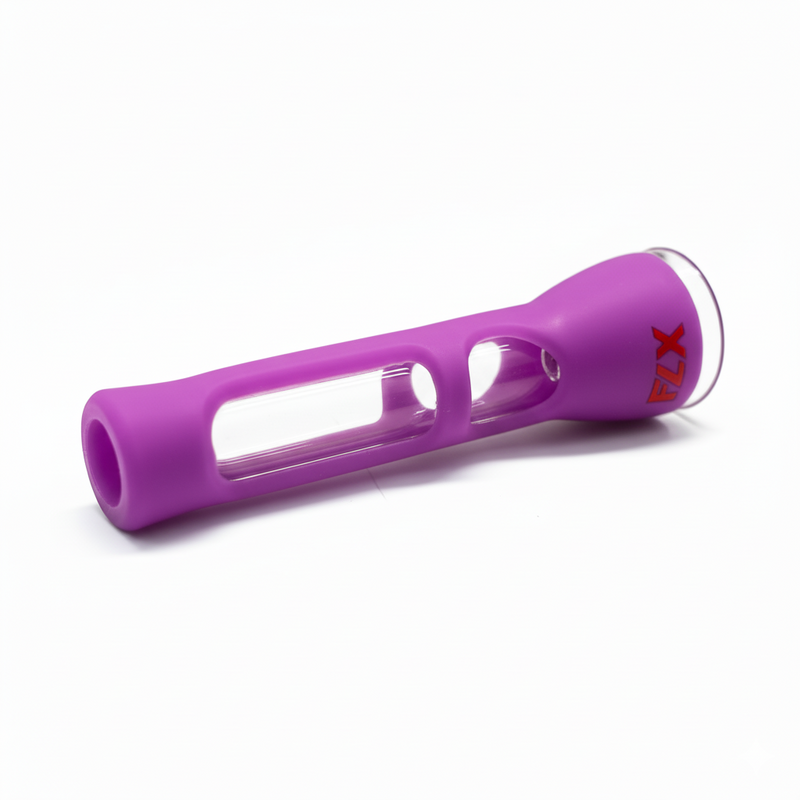 FLX | P4 – 4" Silicone Polarity Pipe Silicone Pipe Bestfive Enterprise Ltd. Purple