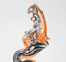 7" Dragon shape insideout PIPE [PIP186] Glass Pipe NIBO Distribution