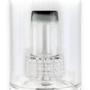 17" Straight Shooter with Dual Dome Matrix Percolators Glass Bong Super Supplys Inc
