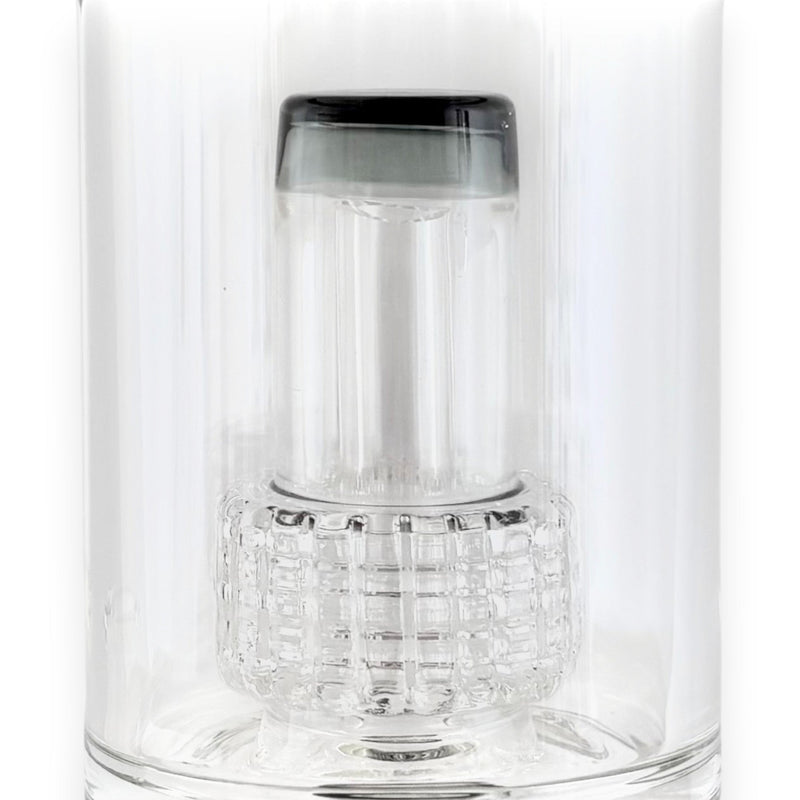 17" Straight Shooter with Dual Dome Matrix Percolators Glass Bong Super Supplys Inc