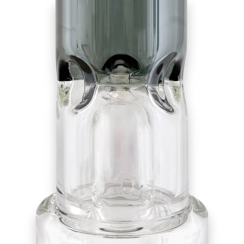 17" Straight Shooter with Dual Dome Matrix Percolators Glass Bong Super Supplys Inc