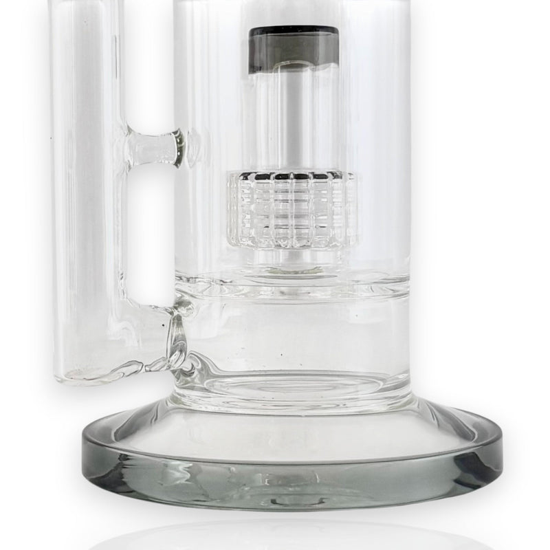 17" Straight Shooter with Dual Dome Matrix Percolators Glass Bong Super Supplys Inc
