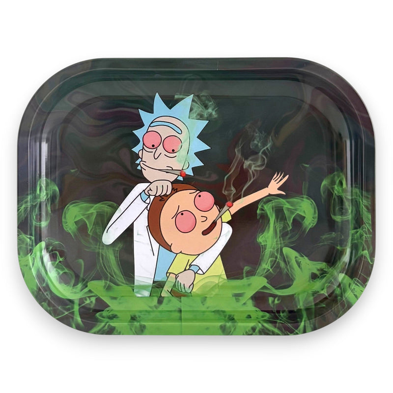 R&M Series Metal Rolling Tray - Small Tray Super Supplys Inc Design B