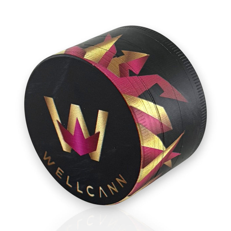 Wellcann | 50mm Metal Tobacco Grinders – 12-Piece Display Set Display Pack Super Supplys Inc