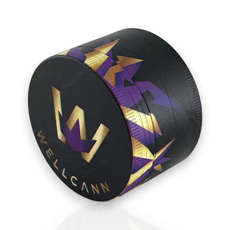 Wellcann | 50mm Metal Tobacco Grinders – 12-Piece Display Set Display Pack Super Supplys Inc