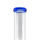 16" Straight Shooter Water Pipe with Screw Percolators - Blue Glass Bong Super Supplys Inc