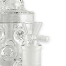 16" Straight Shooter Water Pipe with Screw Percolators - Blue Glass Bong Super Supplys Inc