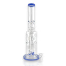 16" Straight Shooter Water Pipe with Screw Percolators - Celeste Glass Bong Super Supplys Inc