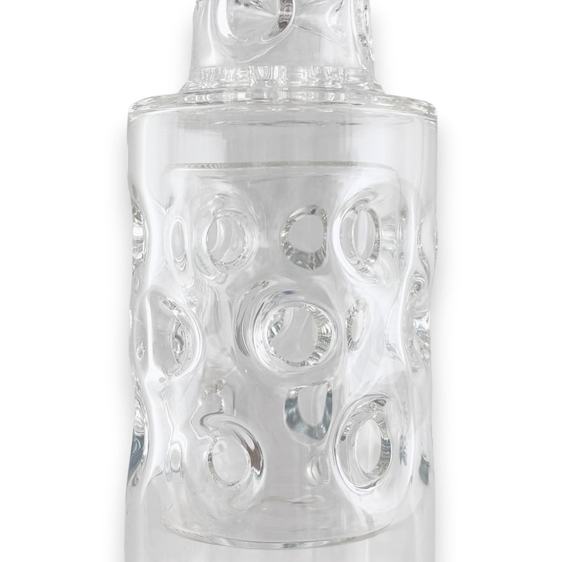 16" Straight Shooter Water Pipe with Screw Percolators - Celeste Glass Bong Super Supplys Inc