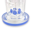 16" Straight Shooter Water Pipe with Screw Percolators - Celeste Glass Bong Super Supplys Inc