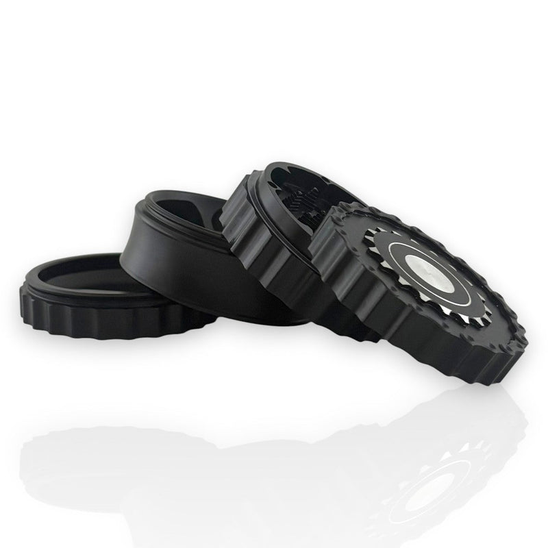 Premium 4-Piece Aluminum Herb Grinder Regular Grinder Super Supplys Inc