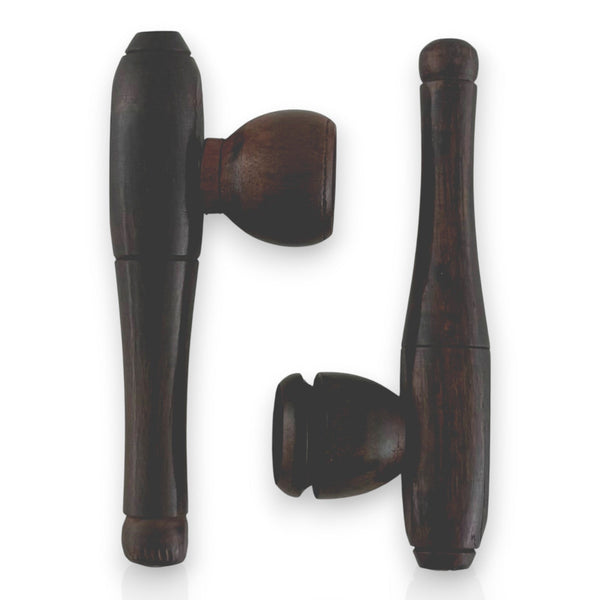 3" Wooden Hand Pipe – 2-Piece Value Pack Wooden Pipe Super Supplys Inc