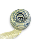 4" Spiral Sherlock Glass Pipe-2CT Glass Pipe Super Supplys Inc