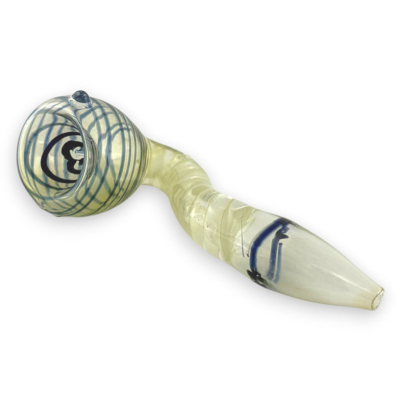 4" Spiral Sherlock Glass Pipe-2CT Glass Pipe Super Supplys Inc